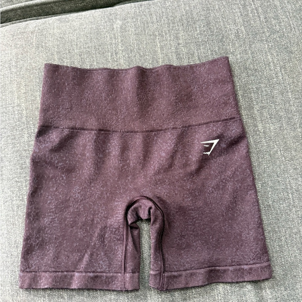 Gymshark Adapt Fleck Seamless Shorts - Plum Brown/Dewberry Purple